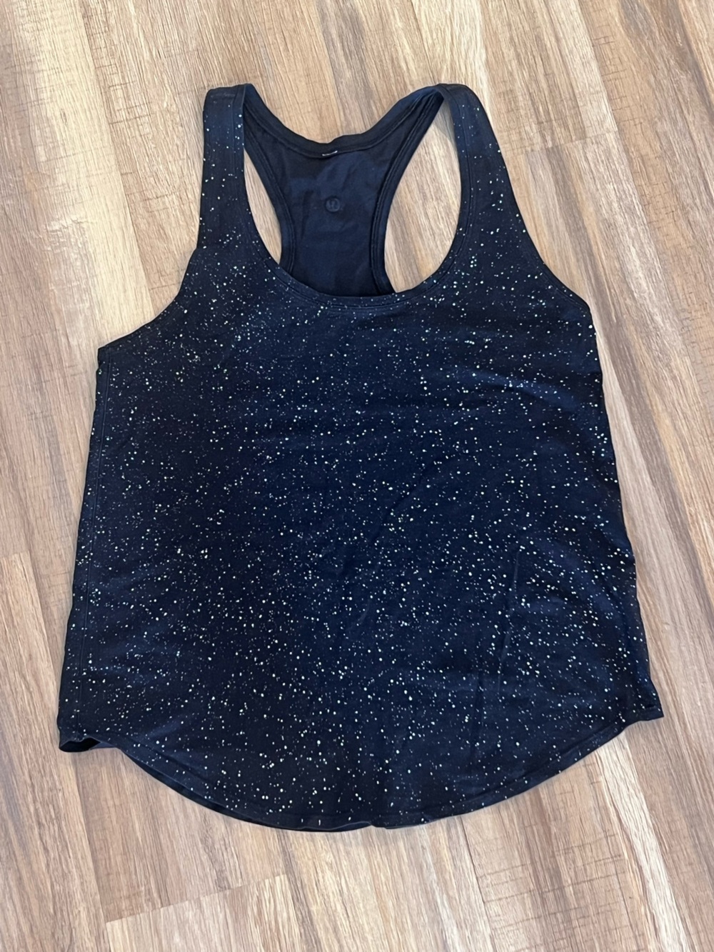 lululemon athletica Black Speckle Racerback Tank